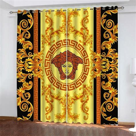 fake versace curtains|Versace style home decor.